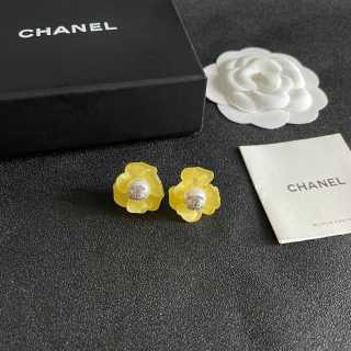Chanel Elegant Blossom Crystal Earrings