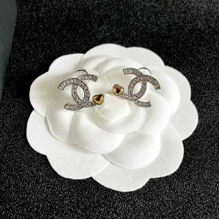 Chanel Elegant Signature CC Stud Earrings