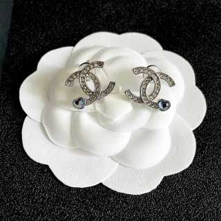 Chanel Elegant Signature CC Stud Earrings