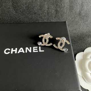 Chanel Elegant Signature CC Stud Earrings