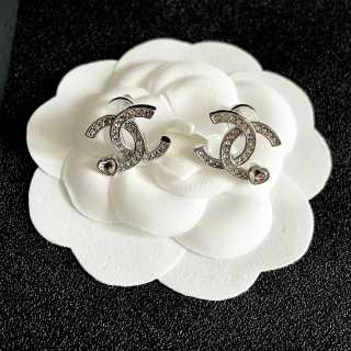 Chanel Elegant Signature CC Stud Earrings