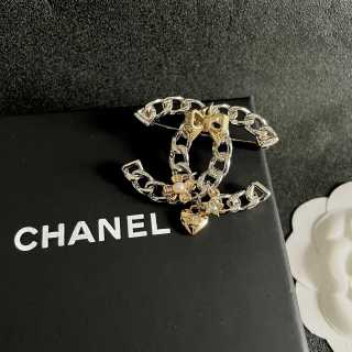 Chanel Timeless Signature Double C Brooch