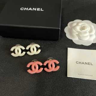 Chanel Elegant Signature CC Stud Earrings