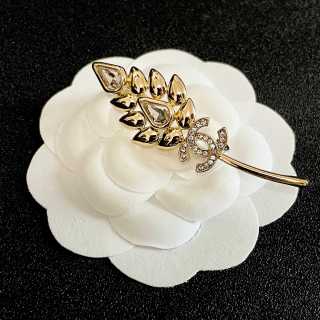 Chanel Elegant Butterfly Crystal Brooch