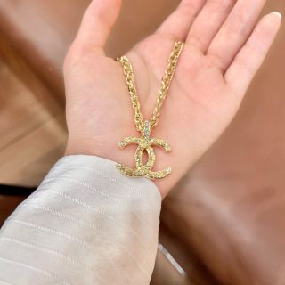 Chanel Layered Signature CC Pendant Necklace