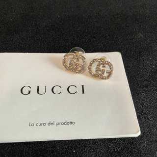 Gucci GG Pavé Crystal Mini Stud Earrings