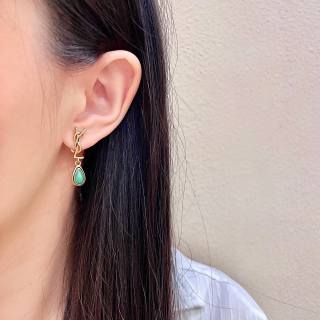 YSL Jardin Éclat Gemstone Drop Earrings