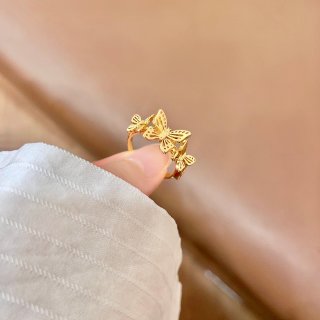 Dior Butterfly Bloom Crystal Ring