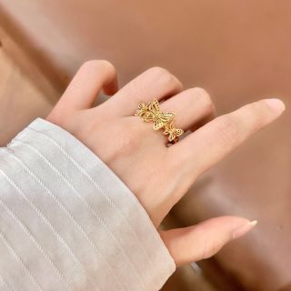 Dior Butterfly Bloom Crystal Ring