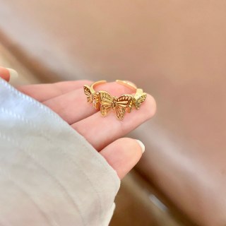 Dior Butterfly Bloom Crystal Ring