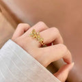 Dior Butterfly Bloom Crystal Ring