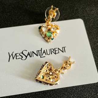 YSL Jardin Éclat Floral Crystal Earrings