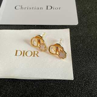 Dior Liora Mini CD Pearl Accent Stud Earrings