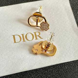 Dior Liora Mini CD Pearl Accent Stud Earrings