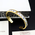 Louis Vuitton Monogram Blossom Cuff Bracelet