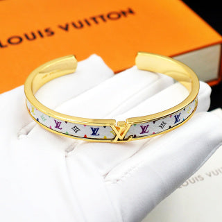 Louis Vuitton Monogram Blossom Cuff Bracelet