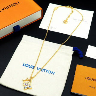 Louis Vuitton Blossom Flower Pendant Necklace
