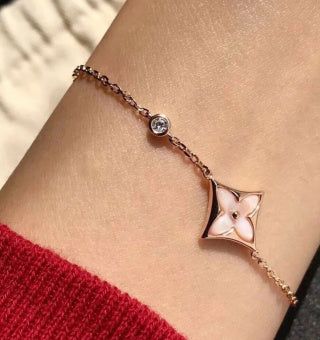 Louis Vuitton Blossom Monogram Square Charm Bracelet
