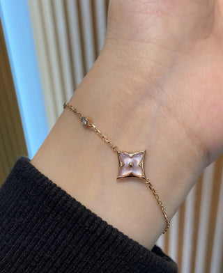 Louis Vuitton Blossom Monogram Square Charm Bracelet