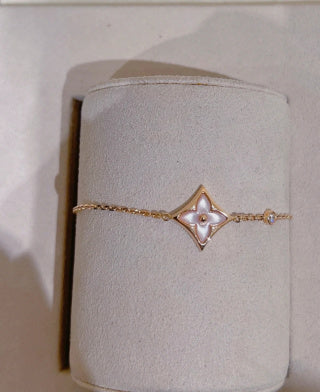 Louis Vuitton Blossom Monogram Square Charm Bracelet