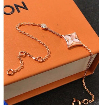 Louis Vuitton Blossom Monogram Square Charm Bracelet