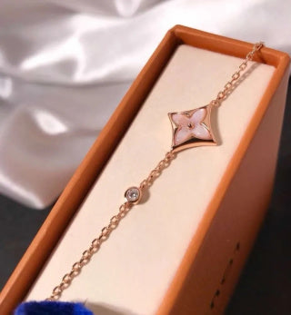 Louis Vuitton Blossom Monogram Square Charm Bracelet