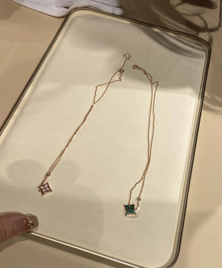 Louis Vuitton Blossom Star Enamel Pendant Necklace