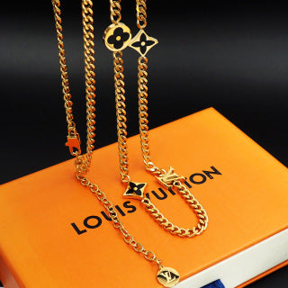 Louis Vuitton Monogram Link Chain Necklace