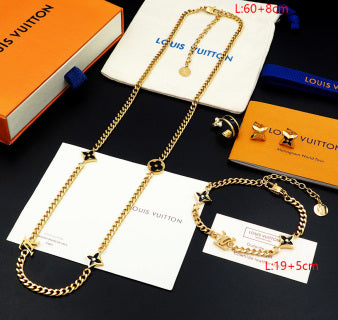 Louis Vuitton Monogram Link Chain Necklace