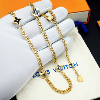 Louis Vuitton Monogram Link Chain Necklace