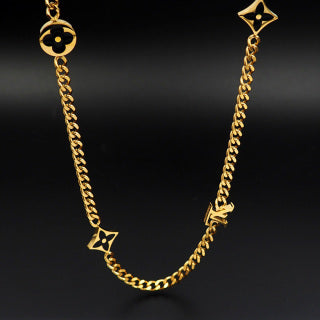 Louis Vuitton Monogram Link Chain Necklace