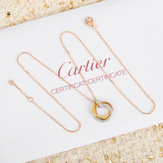 Cartier Aurelia Twin Arc Diamond Necklace