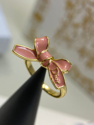 Dior Rosaline Bow Ribbon Ring