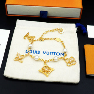Louis Vuitton Pearl Blossom Charm Bracelet