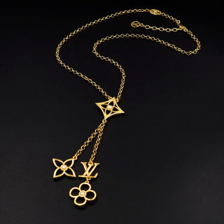 Louis Vuitton Blossom Trio Charm Necklace