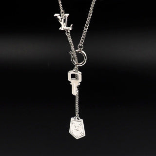 Louis Vuitton Travel Lock Charm Necklace