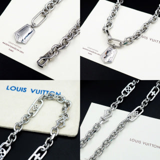 Louis Vuitton Monogram Link Chain Necklace