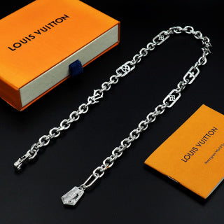 Louis Vuitton Monogram Link Chain Necklace