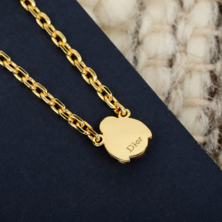Dior Liora Rose Charm Chain Necklace