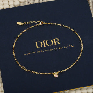 Dior Liora Rose Charm Chain Necklace