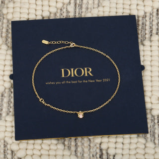 Dior Liora Rose Charm Chain Necklace