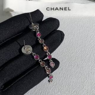 Chanel Crystal Floral Drop Earrings – Elegant Luxury Fashion Jewelry