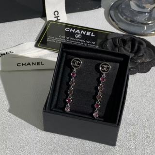 Chanel Crystal Floral Drop Earrings – Elegant Luxury Fashion Jewelry