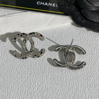 Chanel Crystal CC Logo Earrings – Elegant Luxury Fashion Jewelry