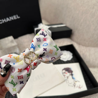 Louis Vuitton Monogram Bow Hair Accessory Set