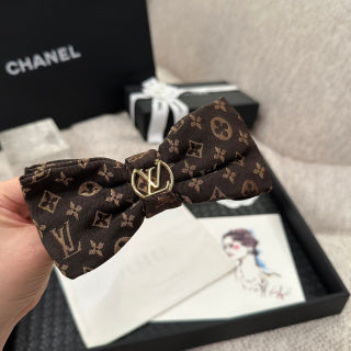Louis Vuitton Monogram Bow Hair Accessory Set