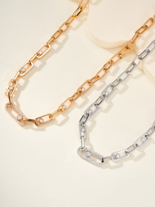 Messika Move Link Diamond Chain Necklace