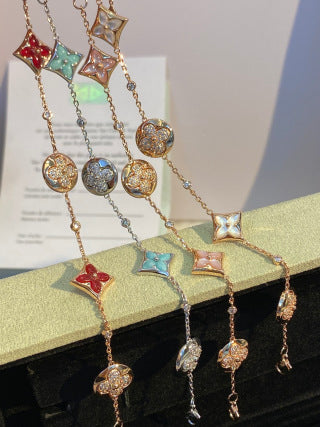Louis Vuitton Star Bloom Crystal Charm Bracelet