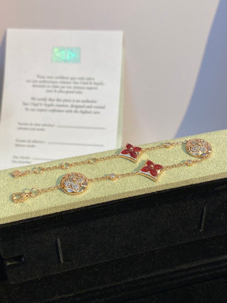 Louis Vuitton Star Bloom Crystal Charm Bracelet