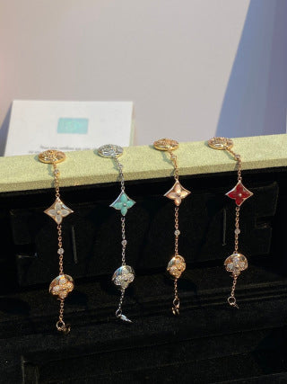 Louis Vuitton Star Bloom Crystal Charm Bracelet